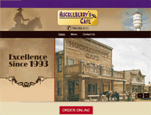 Tablet Screenshot of huckleberryscafe.com